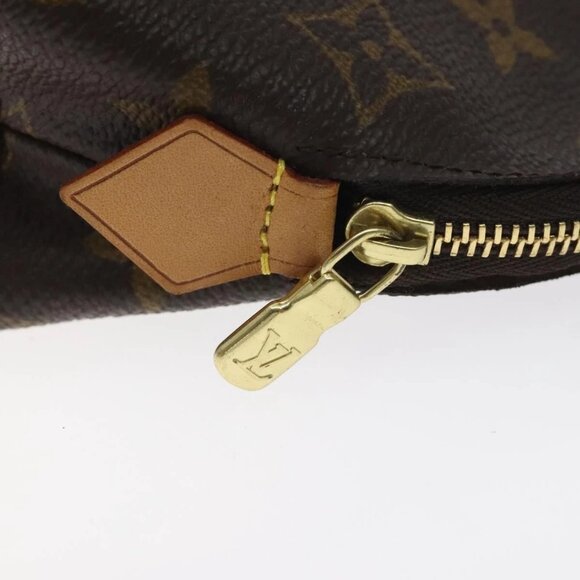 LOUIS VUITTON Monogram Pochette Cosmetic PM Cosmetic Pouch M47515 LV Auth 128595 - Picture 9 of 16